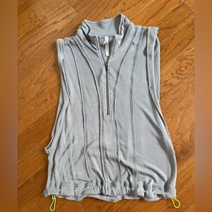 Free People Movement Gray Sleeveless cozy vest . Like new